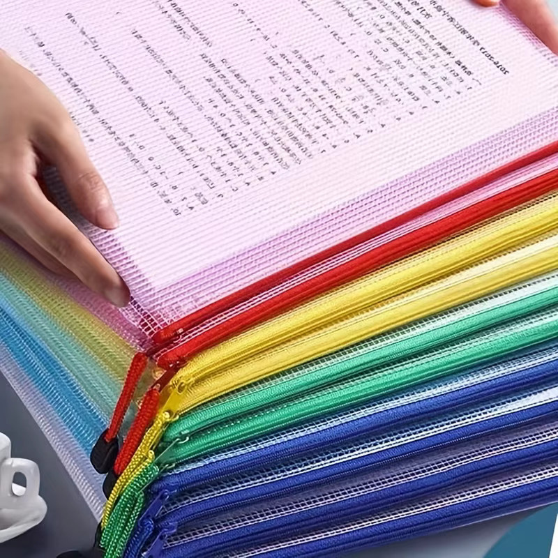 20 Stück A4-Aktenordner mit Reißverschluss aus Kunststoff zur Büroorganisation - Bild 2