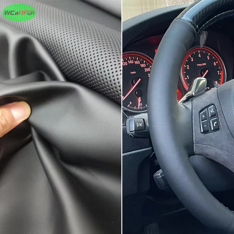 WCaRFun Anti-Rutsch-Lenkradbezug aus Ledergeflecht für Mercedes Benz GLB W177 W206 W213 W463 W167 W222 C118 H247 X253 - Bild 2