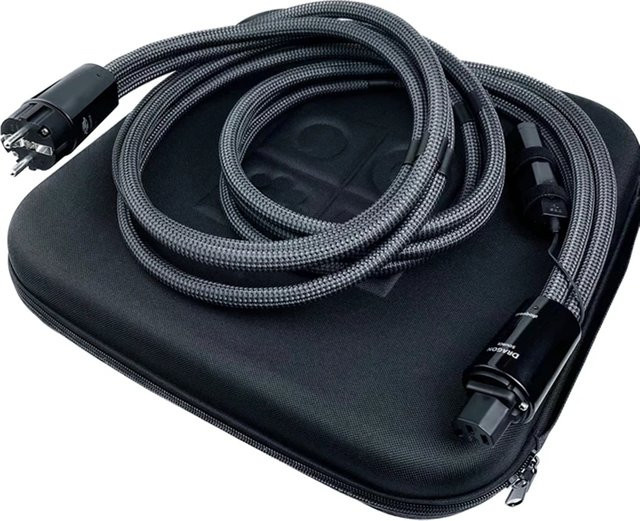 GQAE Dragon Source Hi-End HiFi Audio Netzkabel C13 C19 mit US & EU Schuko-Stecker in Silber - Bild 1
