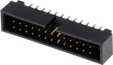 Molex Stiftleiste 702462602 in Schwarz und Gold mit 26 Polen und 2,54 mm Rastermaß - Bild 1