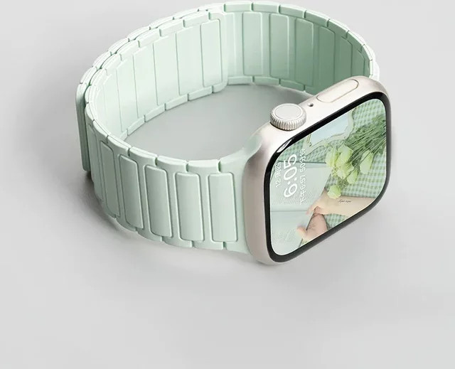 CAOWTAN Uhrenarmband Silikon, Weiß, Unisex - Bild 1