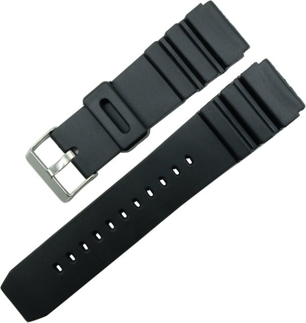 VNWCT Uhrenarmband Silikon, Schwarz, Unisex - Bild 1
