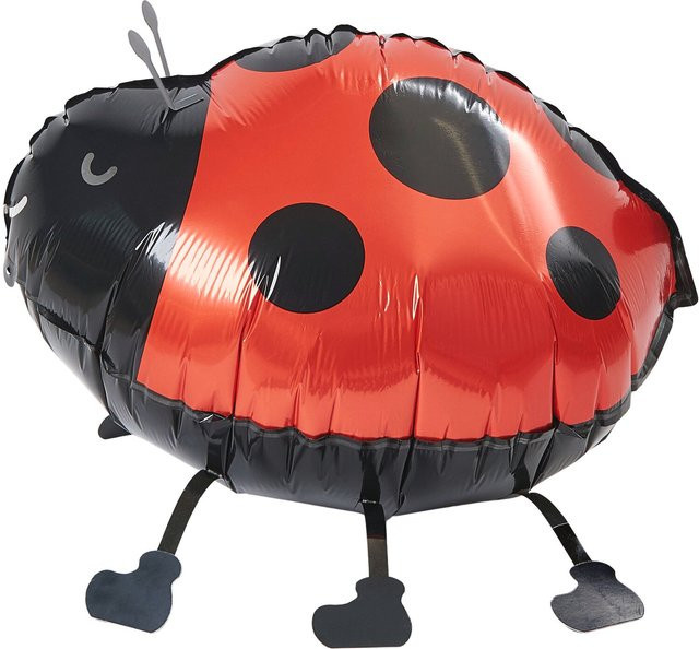 Rico Design Folienballon Airwalker Marienkäfer in Rot - Bild 1