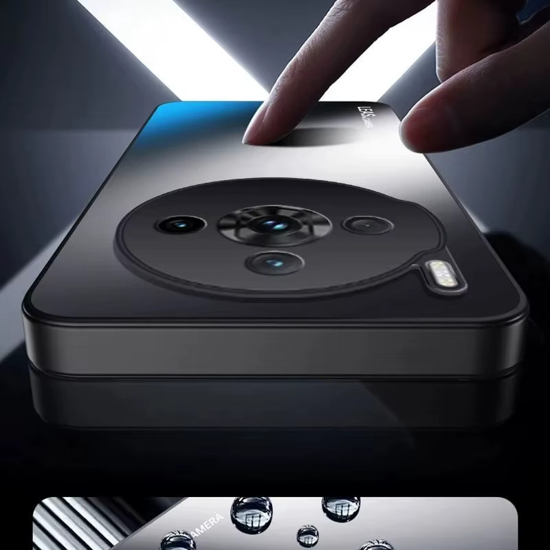 Magnetische Schutzhülle mit Ring-Ständer für ZTE Nubia Z60S Pro und Nubia Z70 Ultra, Matte Stoßstange, Anti-Fingerprint, Farben: Blau oder Schwarz - Bild 3