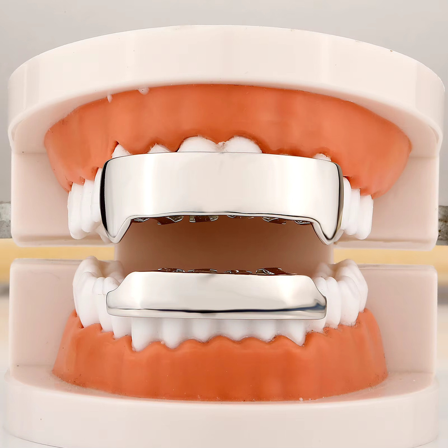 RACHELZ Zahnkappen, Silber, Unisex - Bild 2
