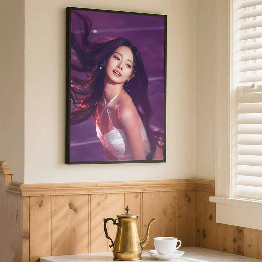 Kayou Kpop T-Twice T-Tzuyu Poster Kunstdruck im Anime-Stil, Mehrfarbig, Papier-Poster - Bild 6