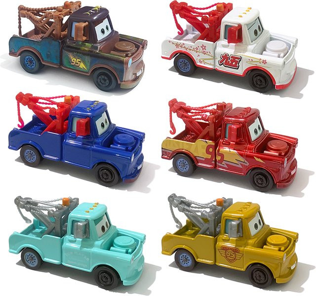 TAKARA TOMY Disney Pixar Cars Mater, Metall-Druckguss-Modellauto, 1:55 - Bild 1