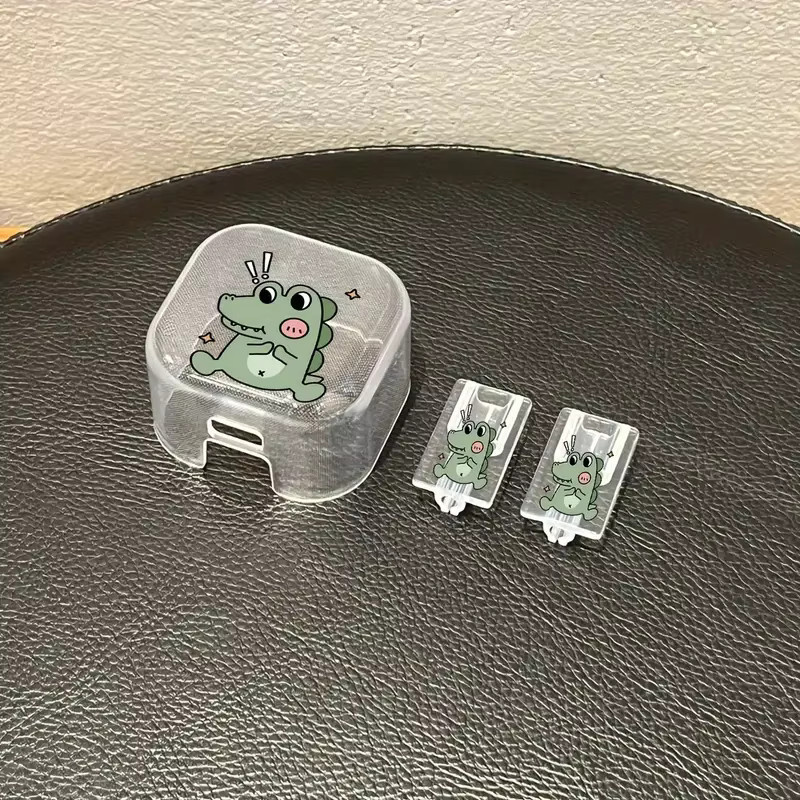 Multicolour Ladeschutz-Hülle mit Cartoon-Dinosaurier-Muster für iPhone 20W USB-Adapter und Kabelmanagement-Wickler - Bild 2