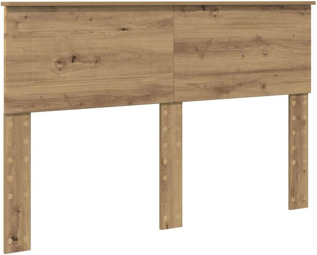 vidaXL Kopfteil in Artisan-Eiche, Farbe Braun, aus Holzwerkstoff, Breite: 150 cm - Bild 1