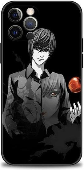 Handyhülle Anime Death Note L Licht für Apple iPhone 12 Mini, Transparent/Schwarz - Bild 1