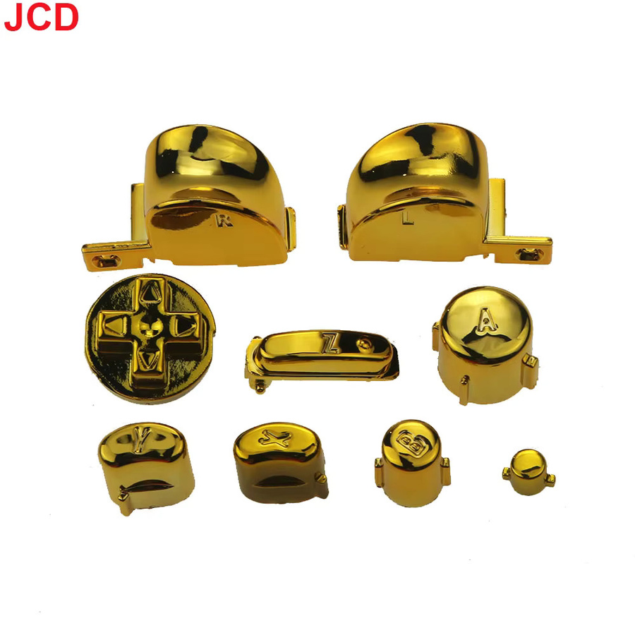 JCD GameCube Controller Shell Gold Retro Gehäuse Abdeckung für NGC Konsole - Bild 2