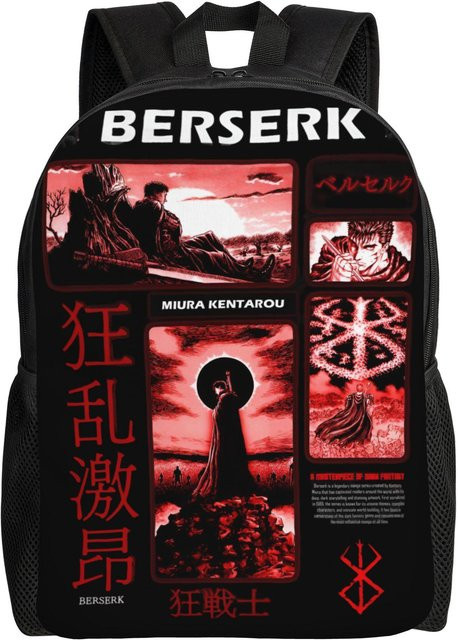 Bandai Laptop-Rucksack für Herren und Damen in Schwarz - Bild 1