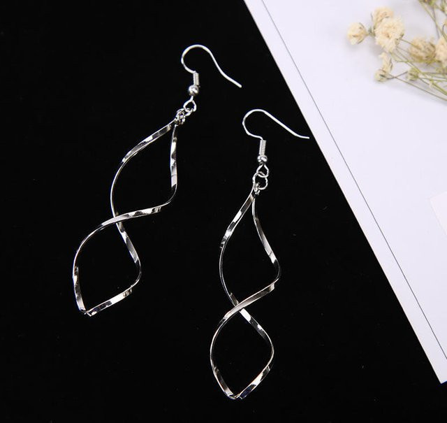 Lucky Star Jewelry Hängeohrringe, Messing, Gold, Zirkonia, Damen - Bild 1