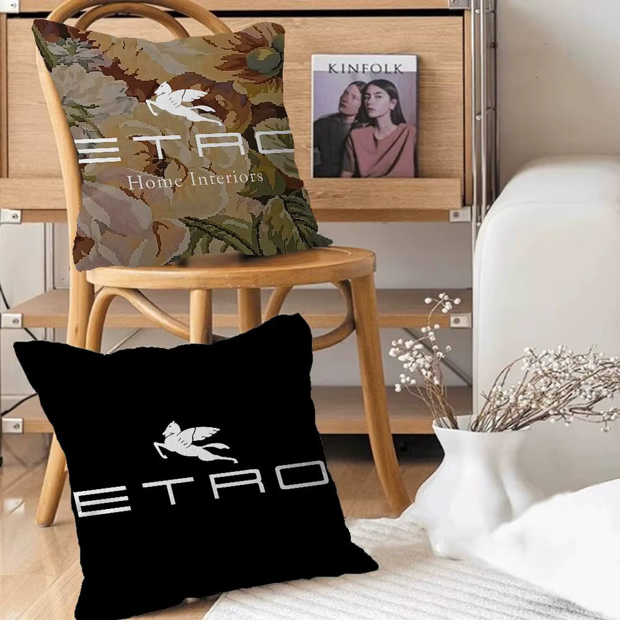 E-Etro Kissenbezug mit floralem Design in Multicolour, B/T: 30 x 30 cm - Bild 4