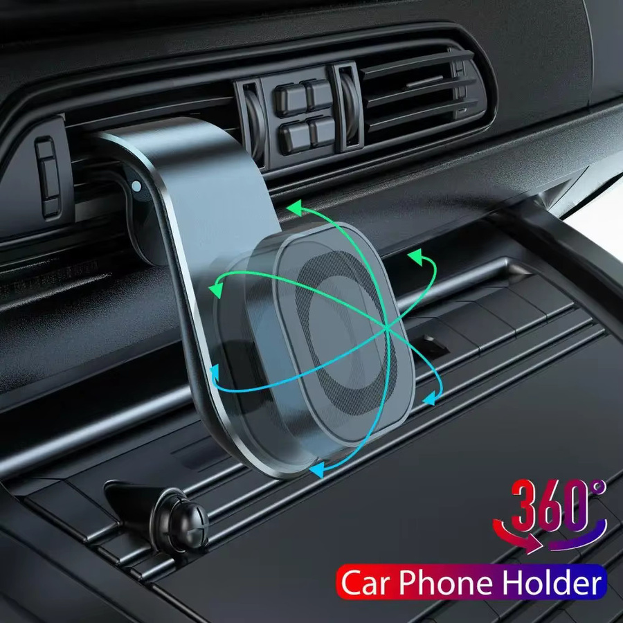 Magnetische Congdi Auto Smartphone Halterung für Lüftungsschlitze in Schwarz - Bild 2