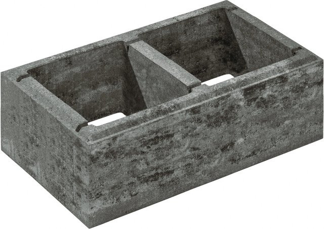 Diephaus Mauerstein Mileo Maxi Quarzit in Grau, B/T/H: 60 x 40 x 20 cm - Bild 1