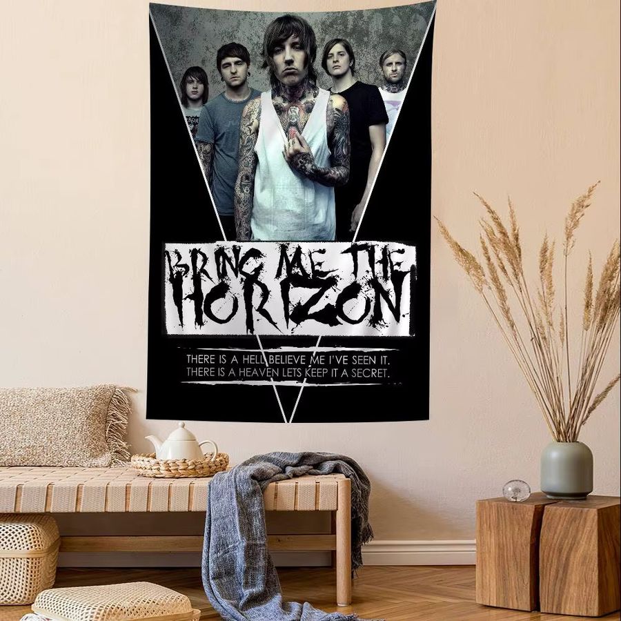 Bring Me The Horizon Anime Wandteppich im Tarot-Stil für deine Heimdekoration - Bild 4