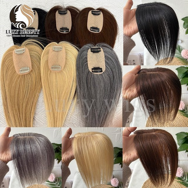 Luxy Beauty Echthaar-Topper, Clip-in, Damen, kurz, gerade - Bild 1