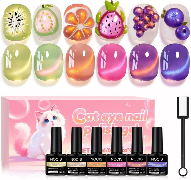 NOCIS Nagellack Set, 6 Stück, verschiedene Farben - Bild 1