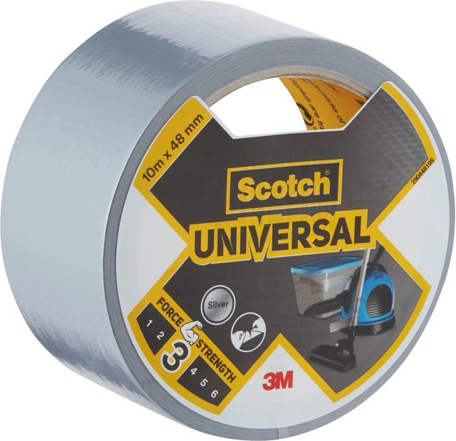 Scotch Universal Paketklebeband 2904 Silber, Breite: 48 mm, Länge: 10 m - Bild 1