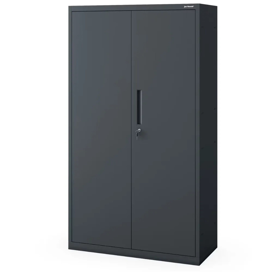 JAN NOWAK Metallschrank MEGAN Anthrazit mit Sockel, Büroschrank und Werkstattschrank aus Stahl, H: 160 cm, B: 90 cm, T: 40 cm - Bild 2