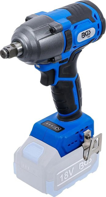 BGS Akku Schlagschrauber bürstenlos 18 V Solo 400 Nm Blau 7362 - Bild 1
