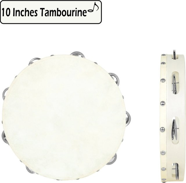 IRIN Tamburin, Holz, 10-Zoll - Bild 1
