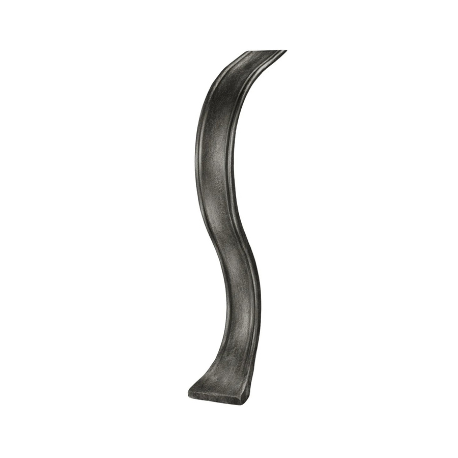 FeNau Handlaufanfänger aus Stahl S235JR geschwungen, B/H: 46,0 x 14,0 cm - Bild 2