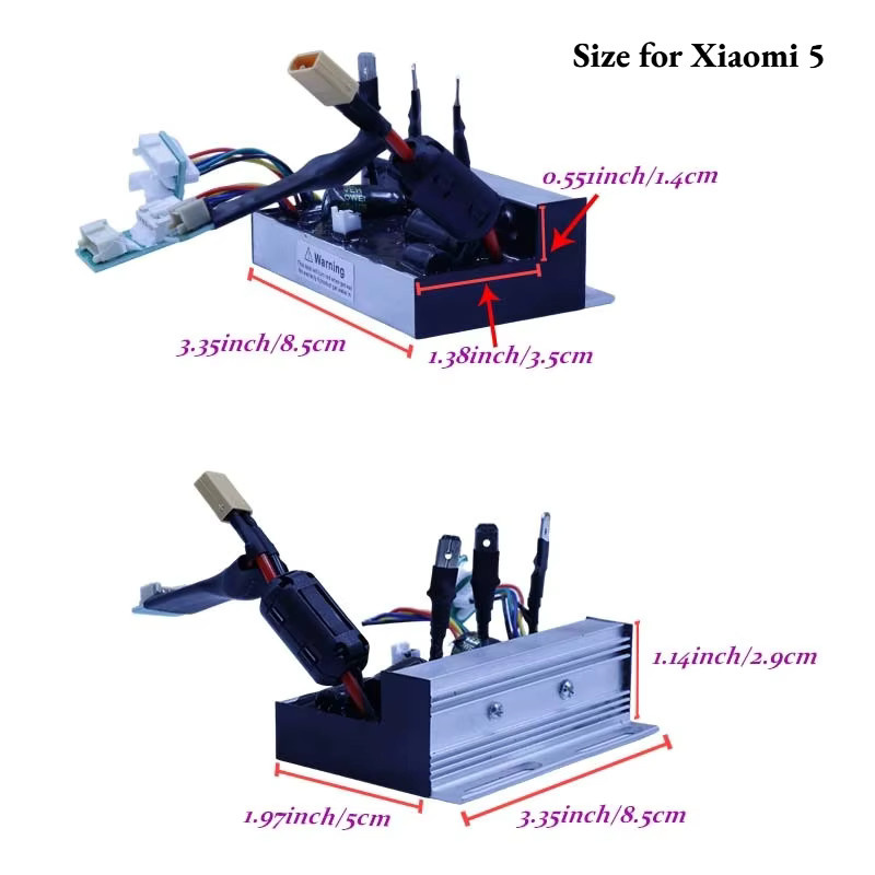 Universelles Xiaomi Controller-Kit für Mi5 Pro Max E-Scooter, 1200W 24-63V mit Armaturenbrett und Blinkermodul zur Geschwindigkeitsfreigabe bis 55km/h - Bild 3