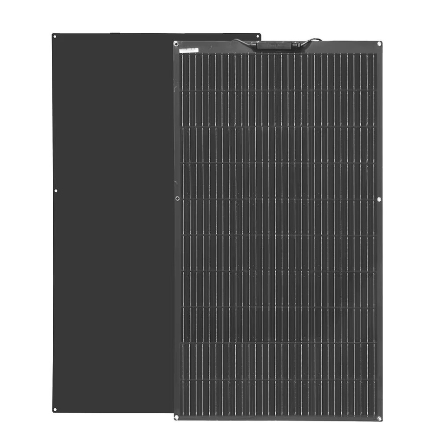 XINPUGUANG Flexible Monokristalline Solarpanel Kit für Off-Grid Systeme in Schwarz für Wohnmobil, Wohnwagen und Boote - Bild 2
