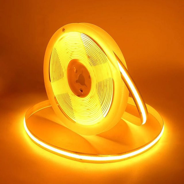 MnnWuu COB LED Streifen Licht DC24V mit 320 LEDs/m, flexibles Linear Beleuchtung Band mit RA90, Länge: 0,5 m - Bild 1