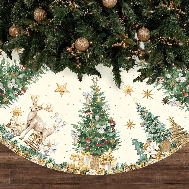 VIKAMA Weihnachtsbaum Wanddekoration Rentier Motiv Multicolour - Bild 1