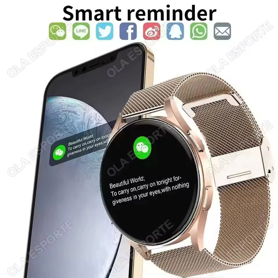 Ola Esporte Smartwatch mit 1,32 Zoll AMOLED-Bildschirm, Bluetooth-Anruferinnerung, Sprachassistent und Gesundheitsüberwachung - Bild 3