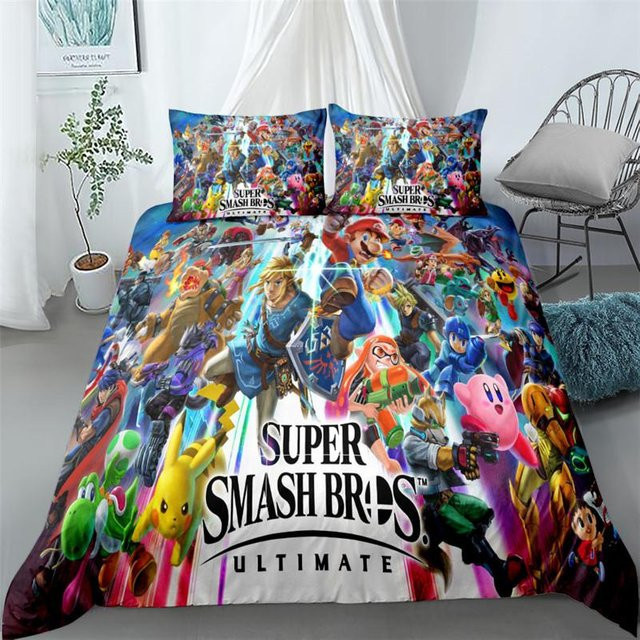 Donkey Kong Switch Bettwäsche Set aus Mikrofaser mit Motiv, Mehrfarbig, B/H: 200 x 230 cm - Bild 1