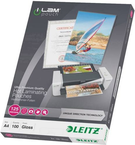 Leitz Laminierfolien iLAM DIN A4 transparent matt, 100 Stück - Bild 1