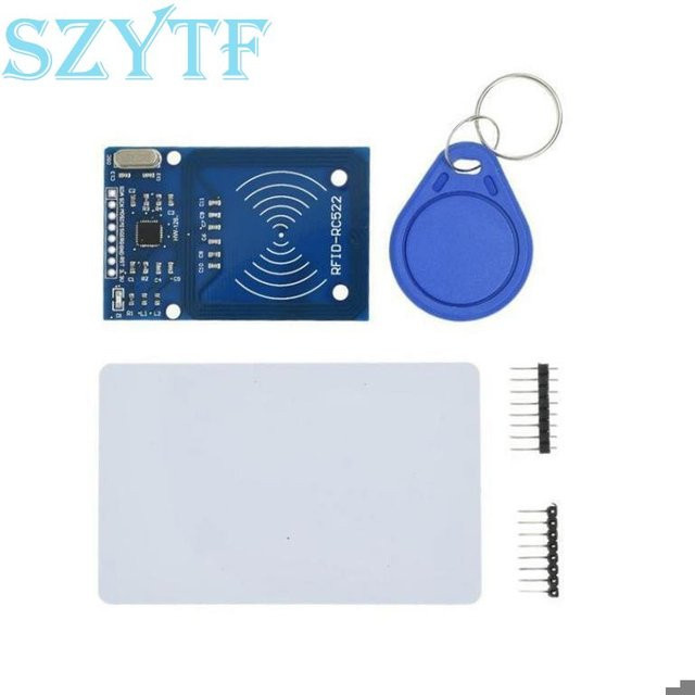 SZYTF MFRC-522 RC-522 RFID IC Wireless Modul für Arduino mit SPI Schnittstelle als Reader und Writer für IC Karten und Proximity Module in Blau und Beige - Bild 1