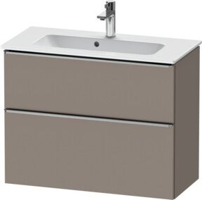 Duravit Waschtischunterschrank D-Neo Compact in Grau Matt, B/T/H: 81 x 37,2 x 62,5 cm - Bild 1