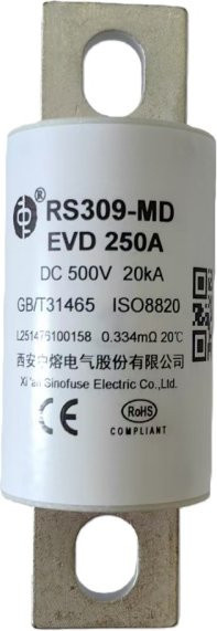 RS309-MD EVD Energiespeicher-Sicherung für Neue Energie-Ladesäulen 150A 250A DC500V in Weiß - Bild 1