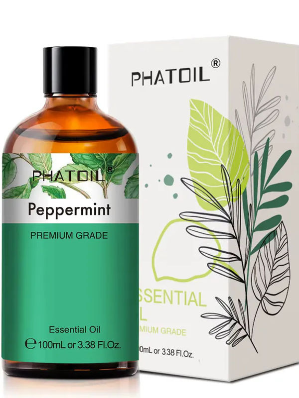 PHATOIL Pfefferminz Ätherisches Öl zur Aromatherapie in braunen Glasflaschen, erfrischend für Diffusor, Massage und Kerzenherstellung, 10 ml, 30 ml oder 100 ml - Bild 5