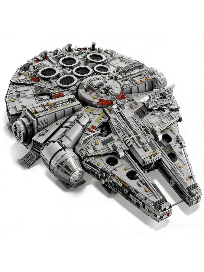 Beast Kingdom Millennium Falcon Warship, Mini-Bausteinset, 7541 Teile, ab 14 Jahre - Bild 7