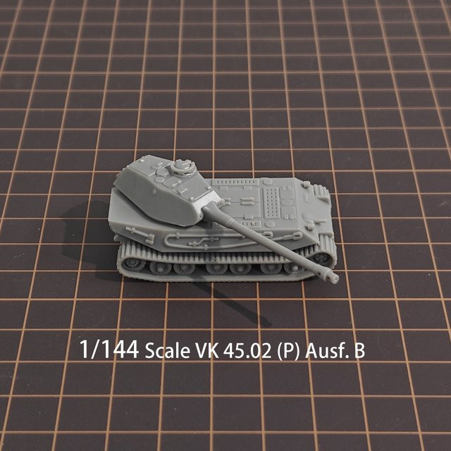 Tusk Model VK45.02 (P) Ausf. Unbemalte Modellbausätze, Maßstab 1:144 - Bild 1