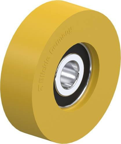 Blickle FTH 50x15/10-9K Führungsrolle Rad-Durchmesser: 50 mm, Tragfähigkeit: 65 kg, Farbe: Gelb/Braun, Material: Kunststoff - Bild 1