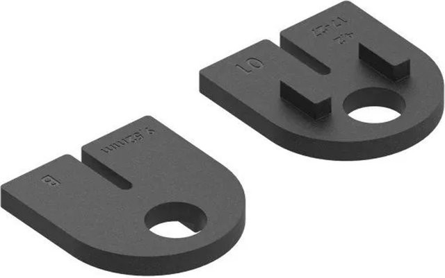 FeNau Gummieinlage für Glas 9,52 mm VSG für Glasklemme Modell 23, Schwarz - Bild 1