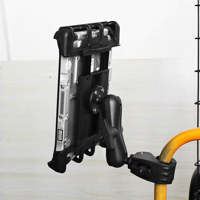 VINmounts Industrie-Tablet-Ständer in Schwarz für Tablets bis 290 x 212 mm und Dicke bis 27 mm, passend für RAM B 1 Zoll und C 1.5 Zoll Kugelbasen - Bild 4