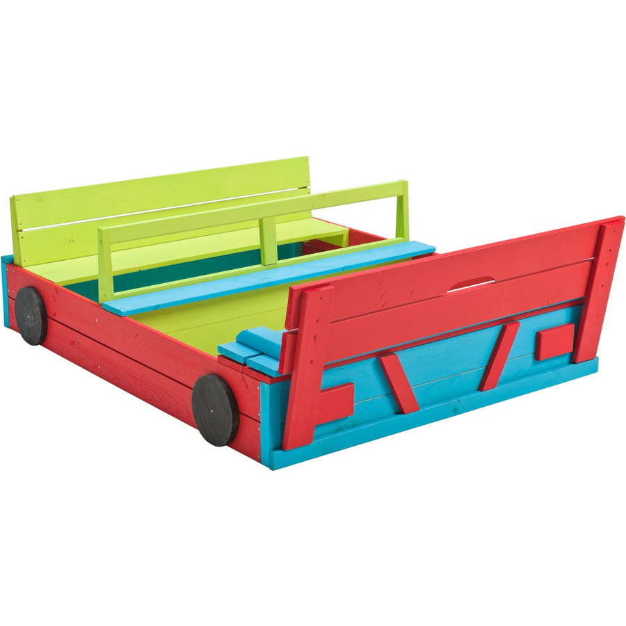 SwingKing Sandkasten Auto farbig B: 120 cm, T: 100 cm - Bild 2