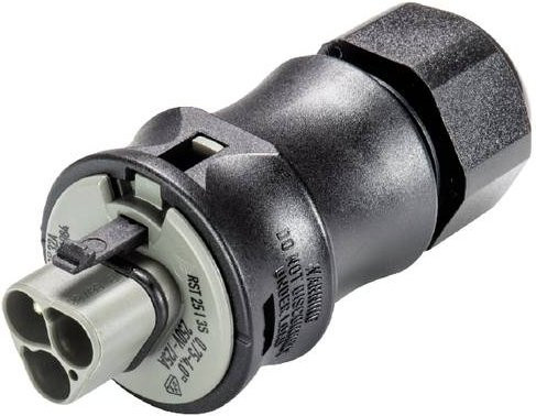 Wieland Electric 96.032.4154.3 Steckverbinder in Grau und Schwarz - Bild 1