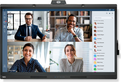 NEC MultiSync WD551 All-In-One 55 Zoll Touchdisplay in Schwarz mit 4K UHD IPS Display und Windows Collaboration für moderne Tagungsräume - Bild 1