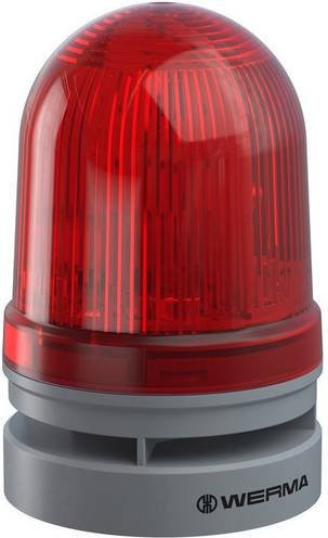 Werma Signalleuchte Midi TwinLIGHT Combi Rot 115-230VAC 110 dB - Bild 1
