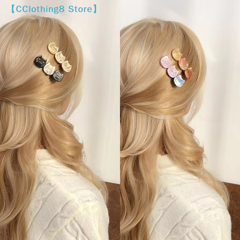 AliS8 Haarspangen aus Acetat mit Katzenmotiv, Damen - Bild 2