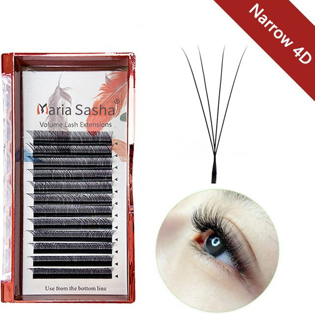 MARIA SASHA Wimpern 4D W-Form, Natürliche Wimpernverlängerung - Bild 1